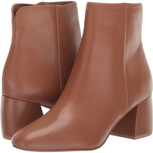 Chinese Laundry Women's Davinna Tan Leather Softy Kid Ankle Boots Size 9 - Picture 13 of 16